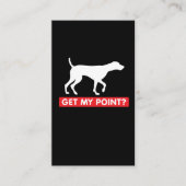 Duitse Shorthaired Pointer Funny Dog Lover Visitekaartje (Voorkant)