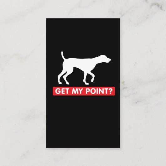 Duitse Shorthaired Pointer Funny Dog Lover Visitekaartje (Voorkant)