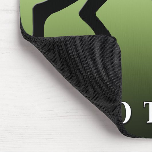 Duitse Shorthaired Pointer "Ga naar het punt" Muismat (Hoek)