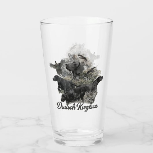 Duitse Shorthaired pointer Glas (Achterkant)