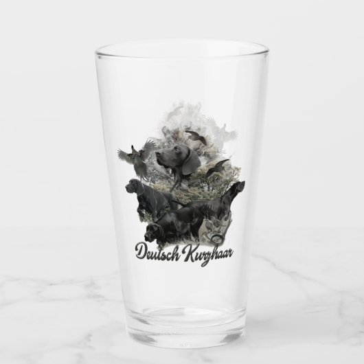 Duitse Shorthaired pointer Glas (Voorkant)