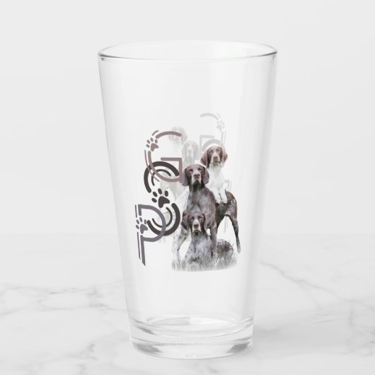 Duitse Shorthaired Pointer Glas (Achterkant)
