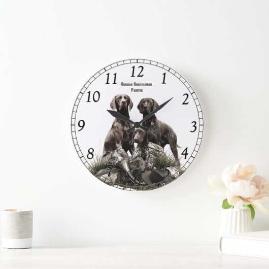 Duitse Shorthaired Pointer Grote Klok (Huis)