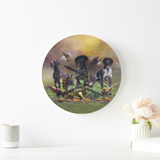Duitse Shorthaired Pointer - grote klok (Huis)