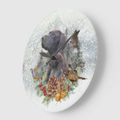 Duitse Shorthaired Pointer - grote klok (Hoek)