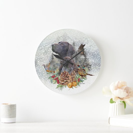 Duitse Shorthaired Pointer - grote klok (Huis)