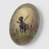 Duitse Shorthaired Pointer Grote Klok (Hoek)