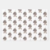 Duitse Shorthaired Pointer GSP Dog Waterverf Art Inpakpapier Vel (Voorkant 2)