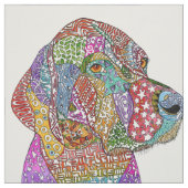 Duitse Shorthaired Pointer GSP Fabric Stof (Swatch)