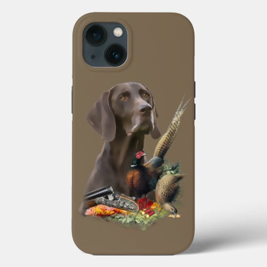 Duitse Shorthaired Pointer GSP Hoesje-Mate iPhon Case-Mate iPhone Case (Achterkant)