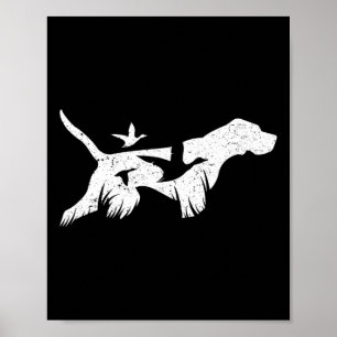 Duitse Shorthaired Pointer Gsp Hunting Dogs Poster