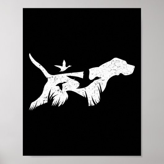 Duitse Shorthaired Pointer Gsp Hunting Dogs Poster (Voorkant)