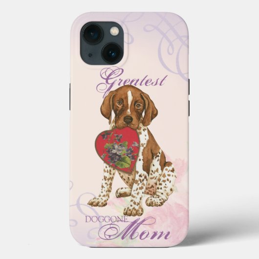 Duitse Shorthaired Pointer Heart mam Case-Mate iPhone Case (Achterkant)