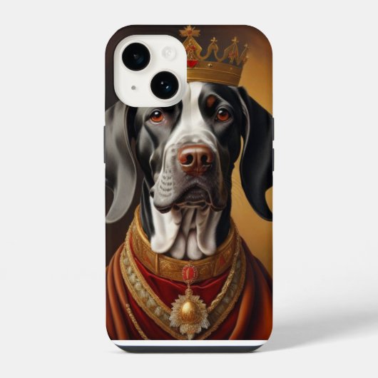Duitse Shorthaired Pointer-hond iPhone Hoesje (Achterkant)