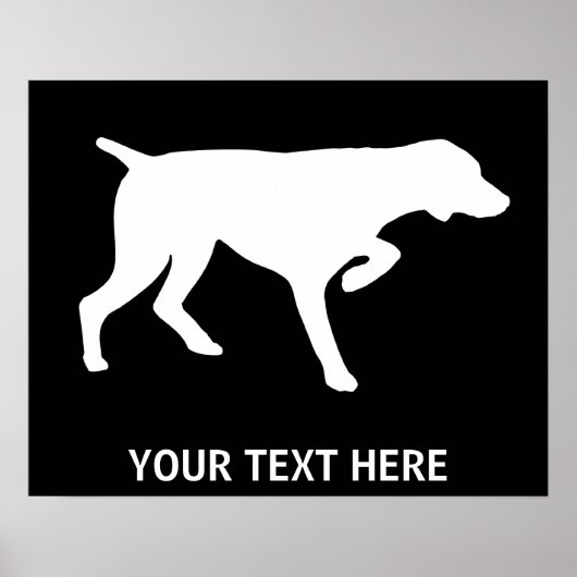 Duitse Shorthaired Pointer-hond -  Poster (Voorkant)