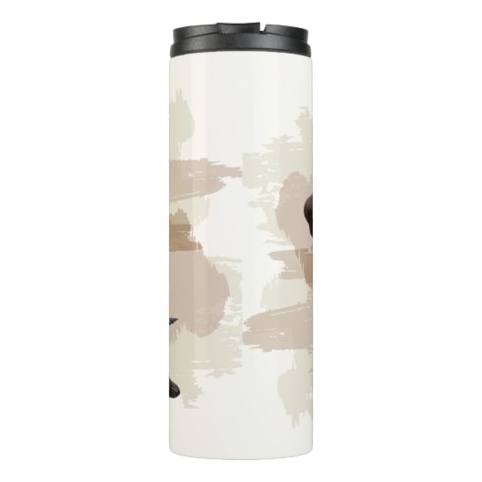 Duitse Shorthaired Pointer, houthakker Thermosbeker (Achterkant)