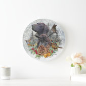 Duitse Shorthaired Pointer in de winter Grote Klok (Huis)