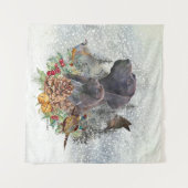 Duitse Shorthaired Pointer in de winter Wandkleed (Voorkant (horizontaal))