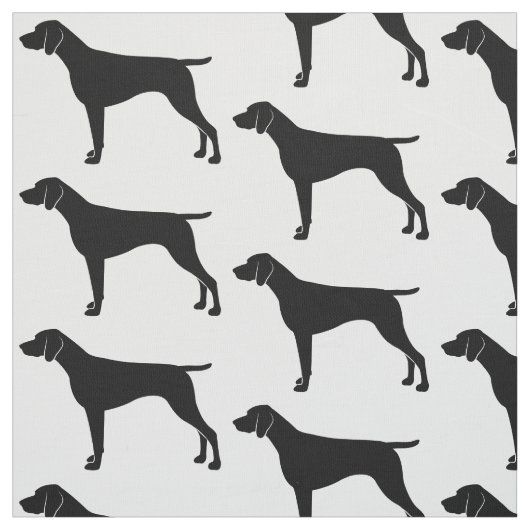 Duitse Shorthaired Pointer in Silhouette Stof (Swatch)