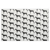 Duitse Shorthaired Pointer in Silhouette Stof (Fat Quarter)