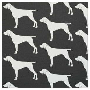 Duitse Shorthaired Pointer in Silhouette Stof