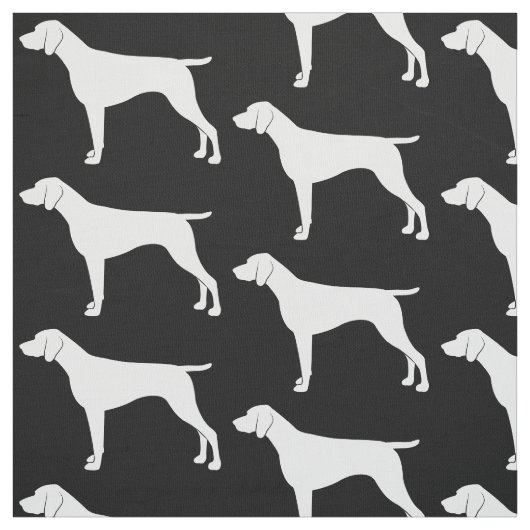 Duitse Shorthaired Pointer in Silhouette Stof (Swatch)