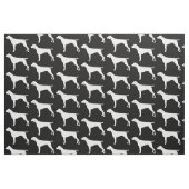 Duitse Shorthaired Pointer in Silhouette Stof (Fat Quarter)