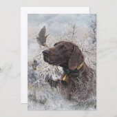 Duitse Shorthaired Pointer Kaart (Voorkant / Achterkant)