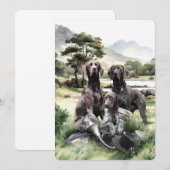 Duitse Shorthaired Pointer Kaart (Voorkant / Achterkant)