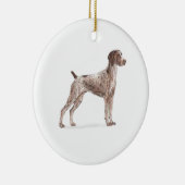 Duitse Shorthaired Pointer Keramisch Ornament (Rechts)