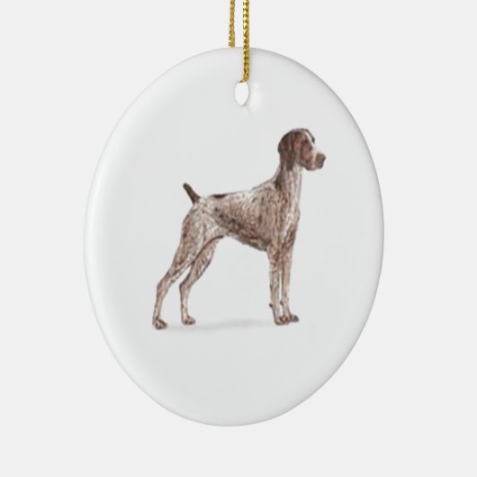 Duitse Shorthaired Pointer Keramisch Ornament (Rechts)