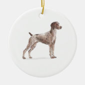 Duitse Shorthaired Pointer Keramisch Ornament (Voorkant)