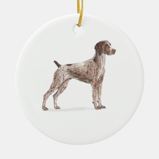 Duitse Shorthaired Pointer Keramisch Ornament (Voorkant)
