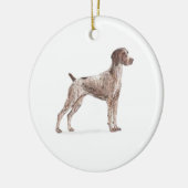 Duitse Shorthaired Pointer Keramisch Ornament (Links)
