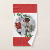 Duitse Shorthaired Pointer kerst Bad Handdoek (Handdoek)