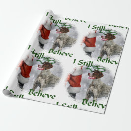 Duitse Shorthaired Pointer kerst Cadeaupapier