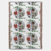 Duitse Shorthaired Pointer kerst Deken (Voorkant Verticaal)