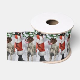 Duitse Shorthaired Pointer kerst Grosgrain Lint