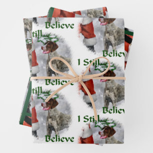Duitse Shorthaired Pointer kerst Inpakpapier Vel
