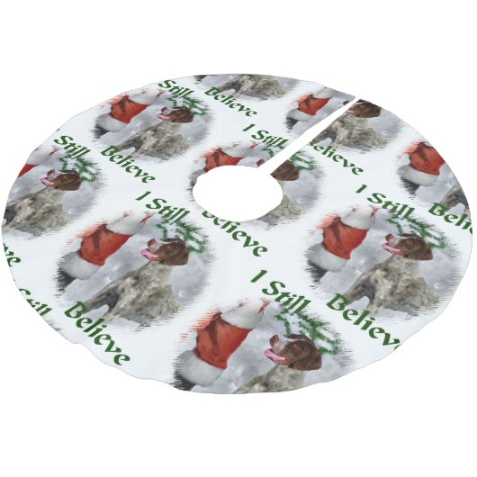 Duitse Shorthaired Pointer kerst Kerstboom Rok (Gekanteld)