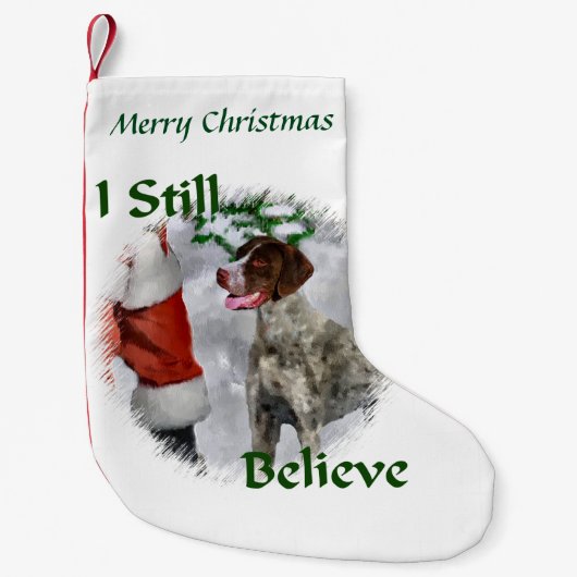 Duitse Shorthaired Pointer kerst Kleine Kerstsok (Voorkant)