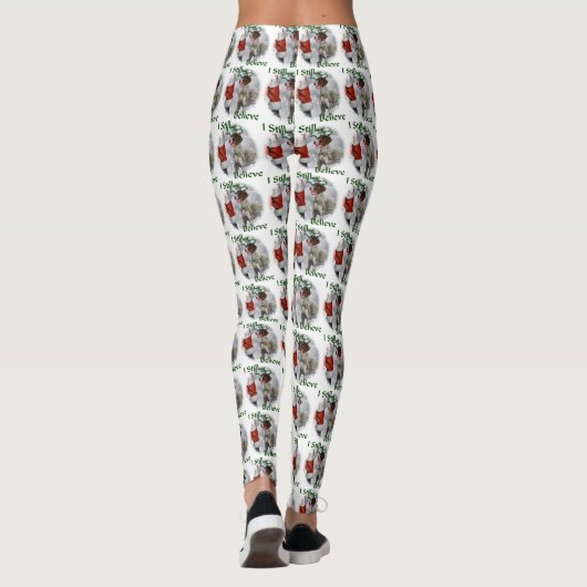 Duitse Shorthaired Pointer kerst Leggings (Achterkant)