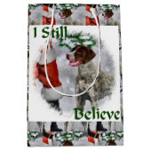 Duitse Shorthaired Pointer kerst Medium Cadeauzakje (Voorkant)