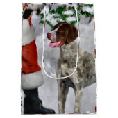Duitse Shorthaired Pointer kerst Medium Cadeauzakje (Achterkant)