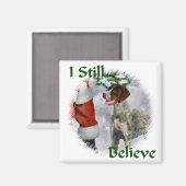 Duitse Shorthaired Pointer-kerstcadeautjes Magneet (Voorkant / Achterkant)