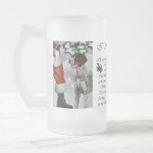 Duitse Shorthaired Pointer-kerstcadeautjes Matglas Bierpul (Links)
