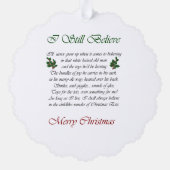 Duitse Shorthaired Pointer-kerstcadeautjes Ornament Kaart (Achterkant)