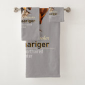 Duitse Shorthaired Pointer Kurzhaar Bad Handdoek (Insitu)