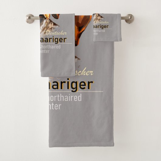 Duitse Shorthaired Pointer Kurzhaar Bad Handdoek (Insitu)