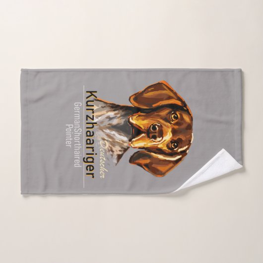 Duitse Shorthaired Pointer Kurzhaar Bad Handdoek (Handdoek)